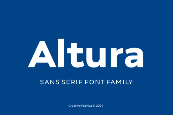 Altura: A Modern Sans-Serif Typeface for Editorial Design