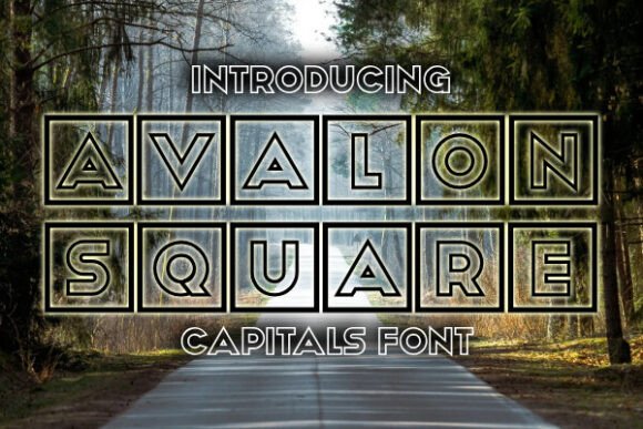 Avalon Square Typeface for Modern Editorial Design