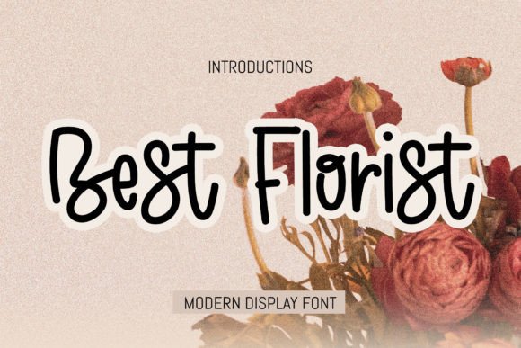 Best Florist Typeface for Cheerful Branding and Children’s Designs