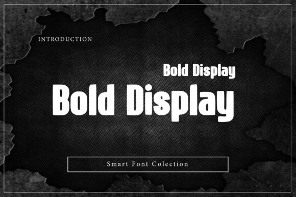 Bold Display Typeface for Modern Brand Identity