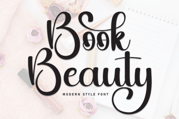 Book Beauty: A Sweet Handwritten Display Font for Editorial Design