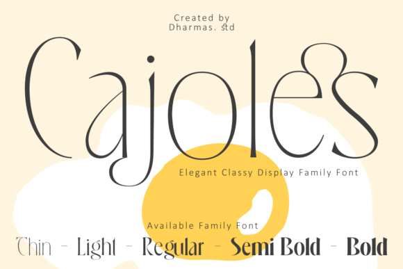 Cajoles Typeface: A Modern Serif for Editorial Design