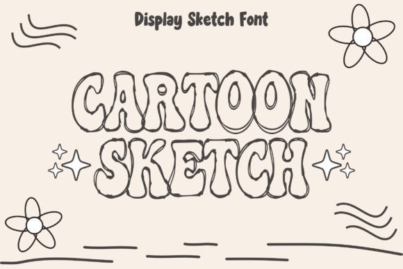 Cartoon Sketch Typeface for Elegant Brand Identity
