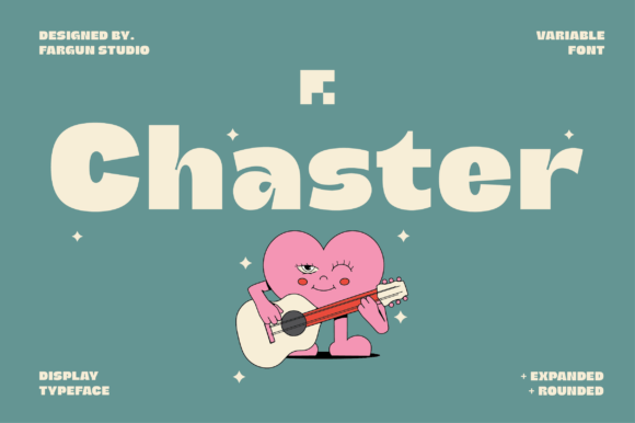 Chaster: A Modern Rounded Bold Typeface for Editorial Design