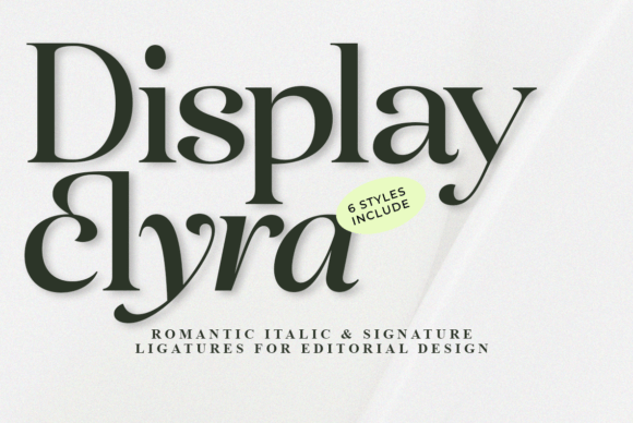 Display Elyra: A High-Contrast Serif for Sophisticated Web Design