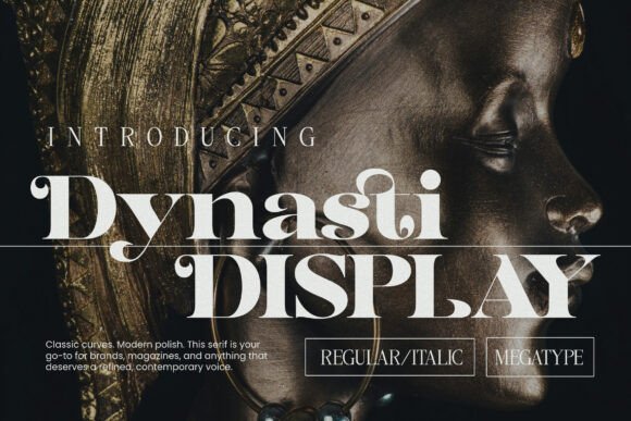 Dynasti Display: Elevate Your Brand Identity With Bold Serif Fonts