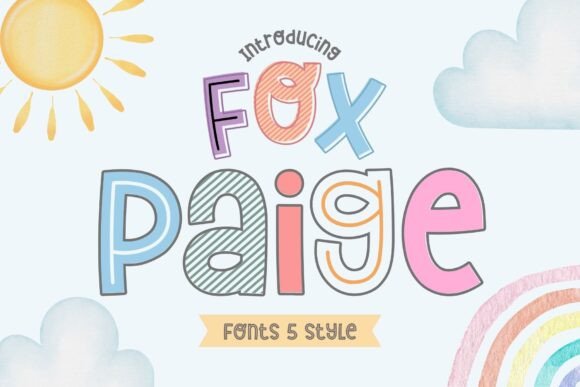 Fox Paige Display Font for Playful Brand Visuals
