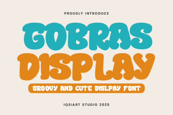 Gobras Display: The Groovy Typeface for High-Impact Campaign Visuals