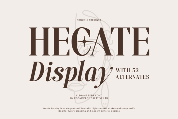 Hecate Display: Elevating Brand Identity with Refined Serif Typography
