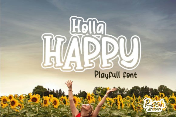 Holla Happy Display Font Review for Crafters and Designers