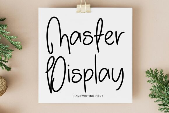 Master Display Typeface for Bold Brand Identity