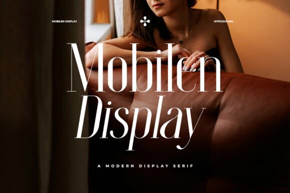 Mobilen Display Typeface for Modern Campaign Design