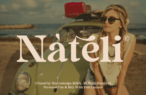 Nateli Display Serif Font Review for Elegant Branding