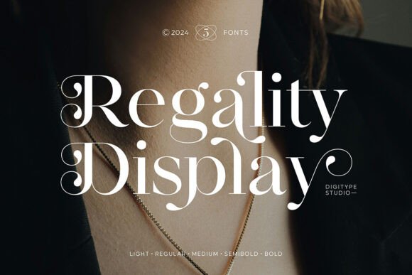 Regality Display Typeface Review for Luxury Branding