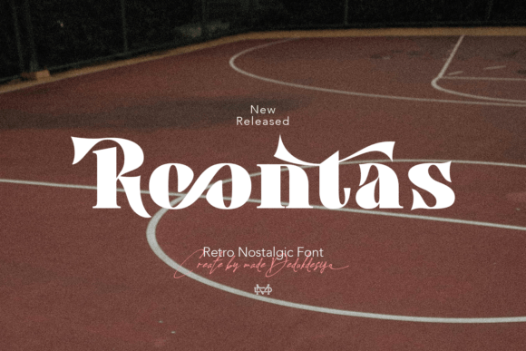 Roontas Retro Typeface for Small Business Branding
