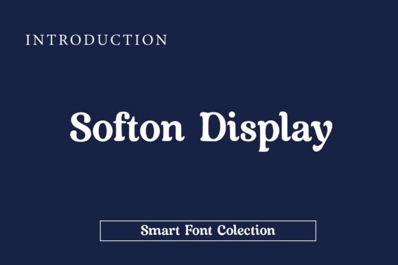 Softon Display Typeface for Modern Web Design