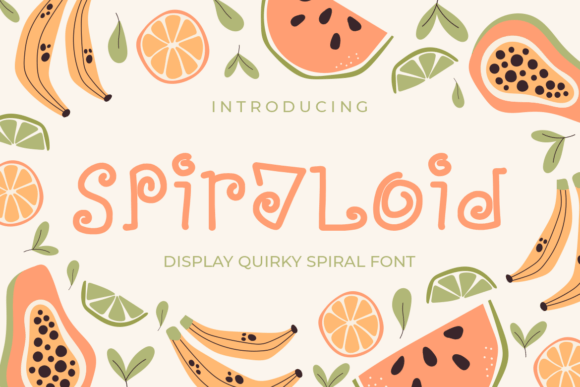 Spiraloid: The Quirky Display Font for Standout Campaign Visuals