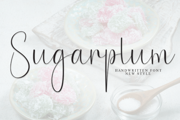 Sugarplum: A Sweet Script Handwritten Font for Creative Branding