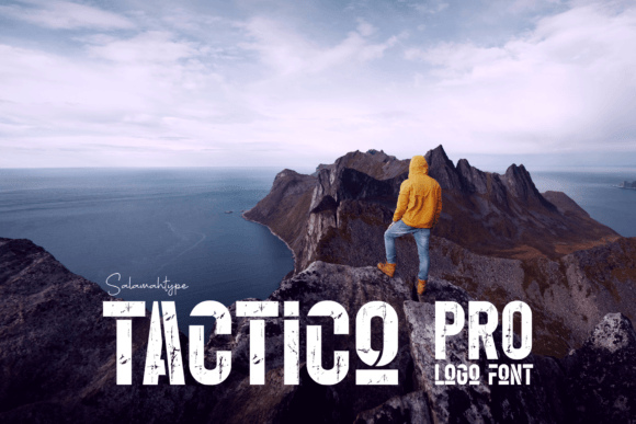 Tactico Pro: Bold All-Caps Fonts for Editorial Impact
