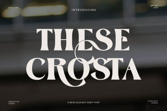 These Crosta: The Modern Serif Typeface for Scroll-Stopping Visuals
